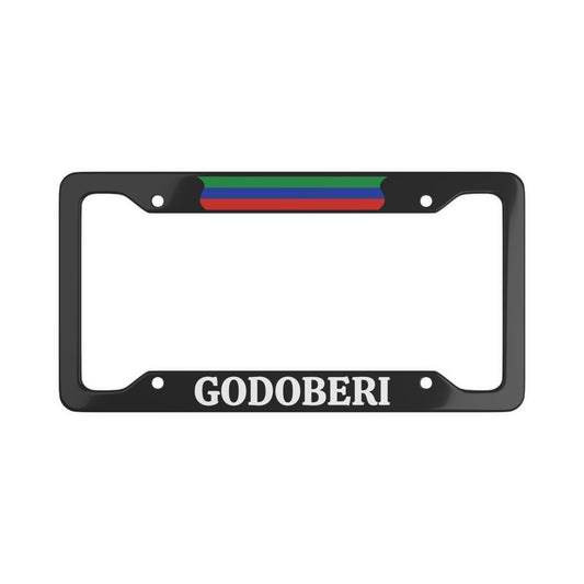 Godoberi License Plate Frame