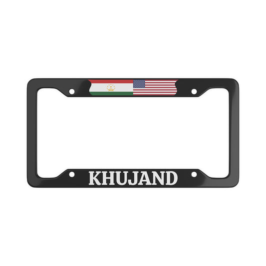 Khujand TJK License Plate Frame