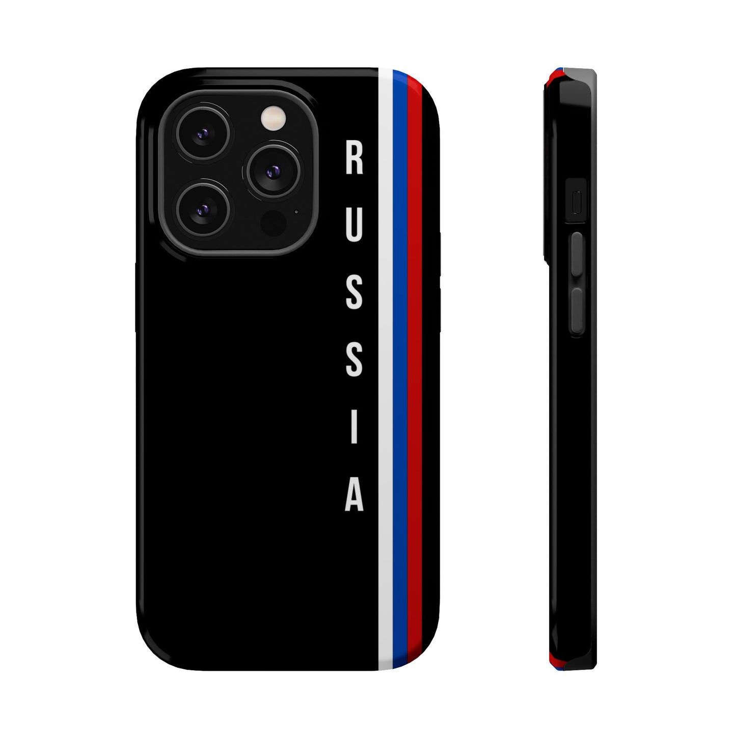 Russia Stripes Vertical MagSafe Tough Cases