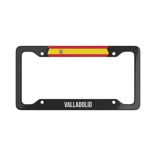 Valladolid Spain Flag Car Plate Frame