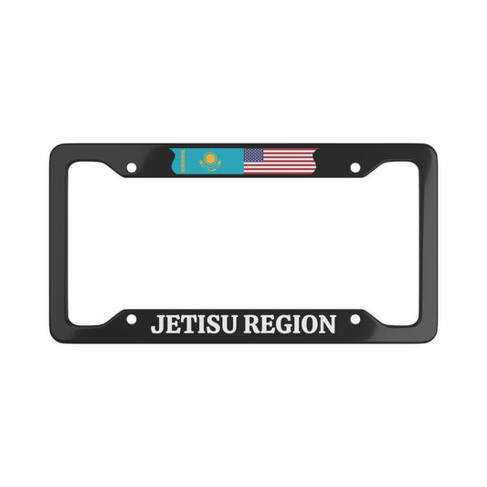 Jetisu Region License Plate Frame