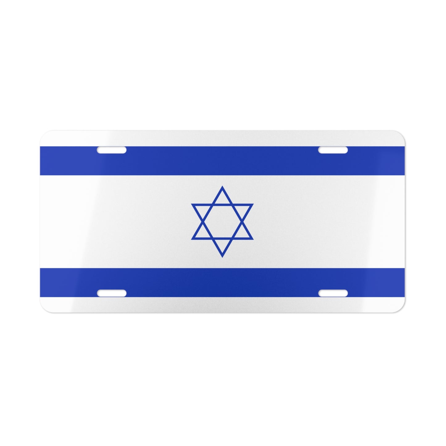 Israel Flag Vanity Plate