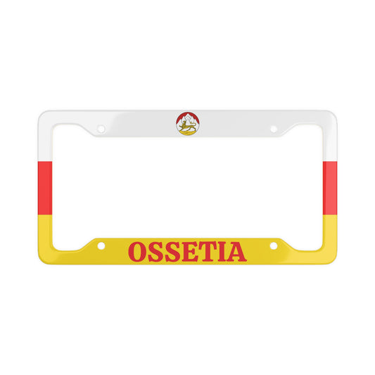 Ossetia Colorful License Plate Frame