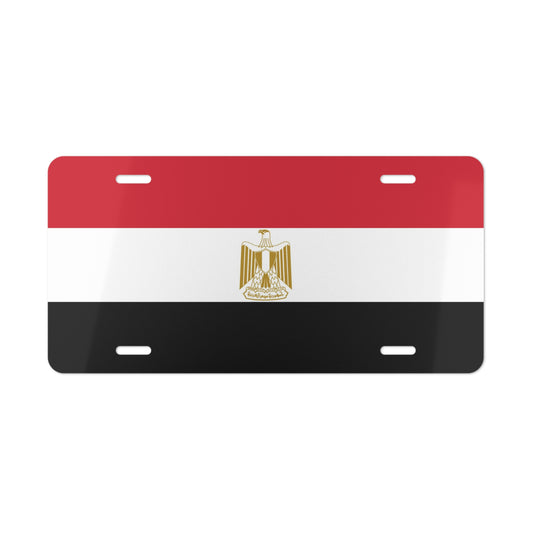 Egypt Flag Vanity Plate