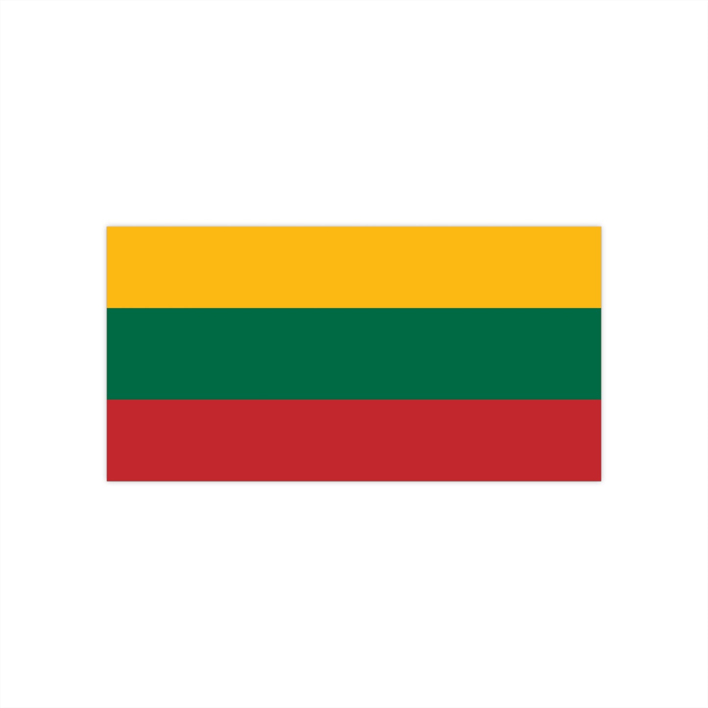 Lithuania Flag Bumper Sticker