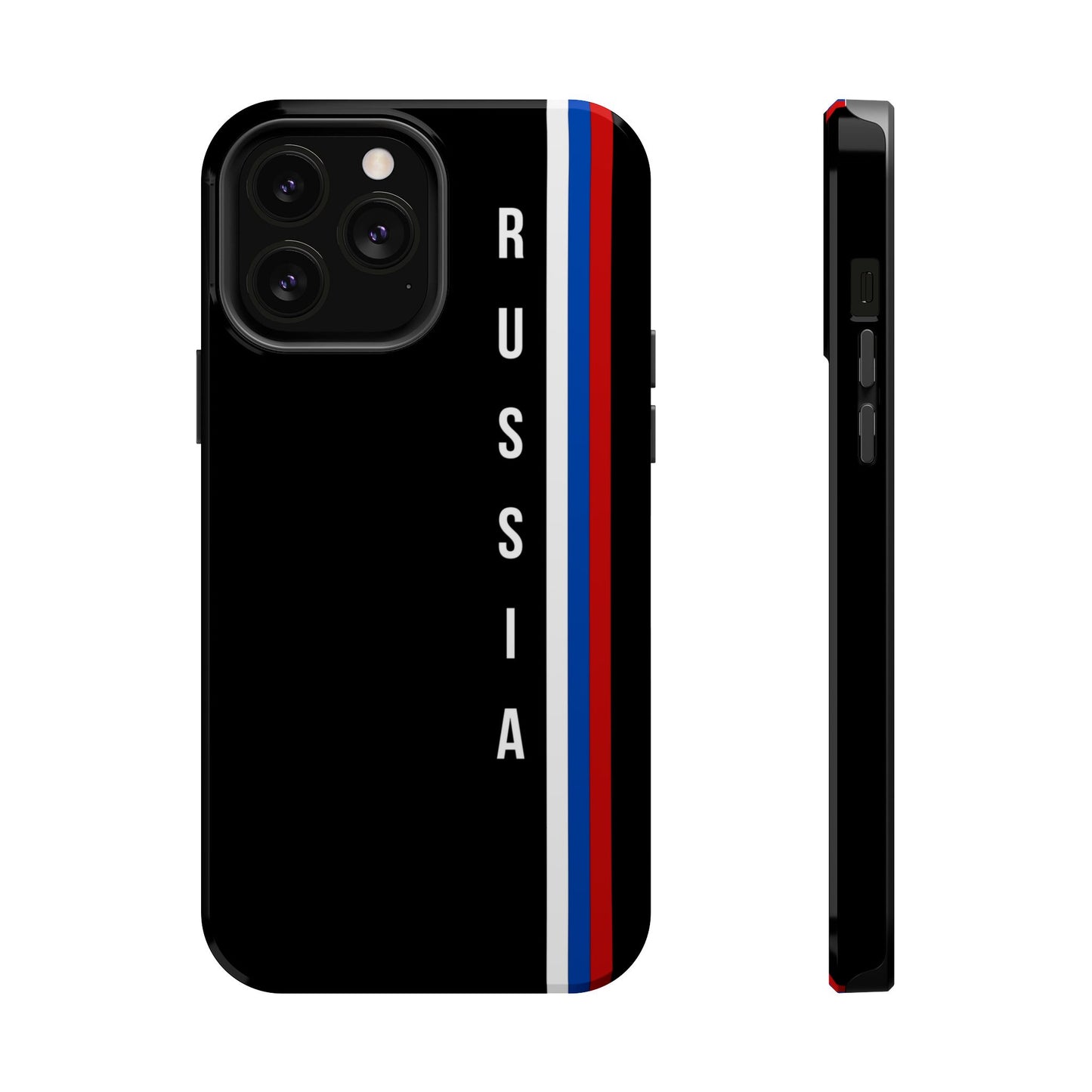 Russia Stripes Vertical MagSafe Tough Cases