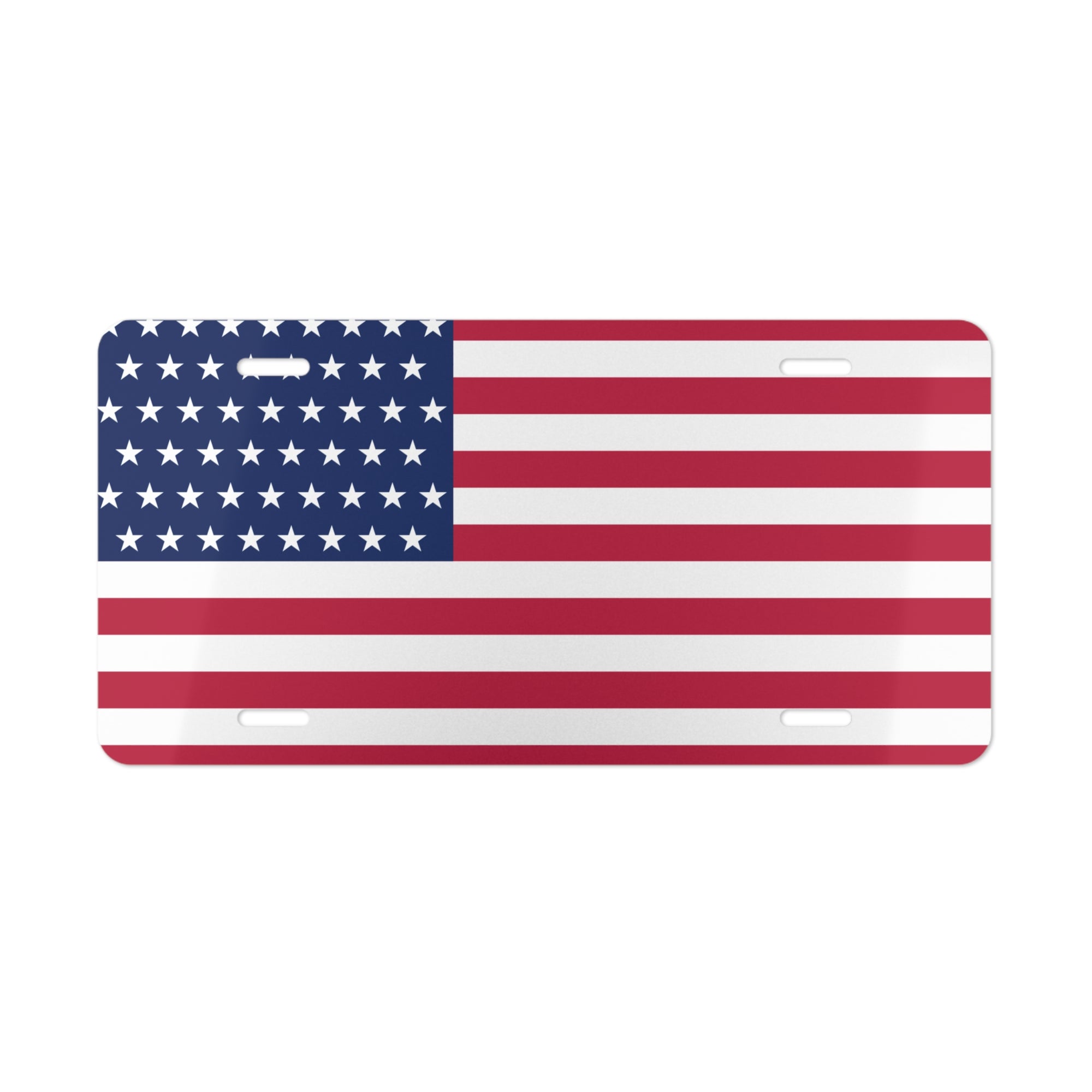 USA Flag Vanity Plate