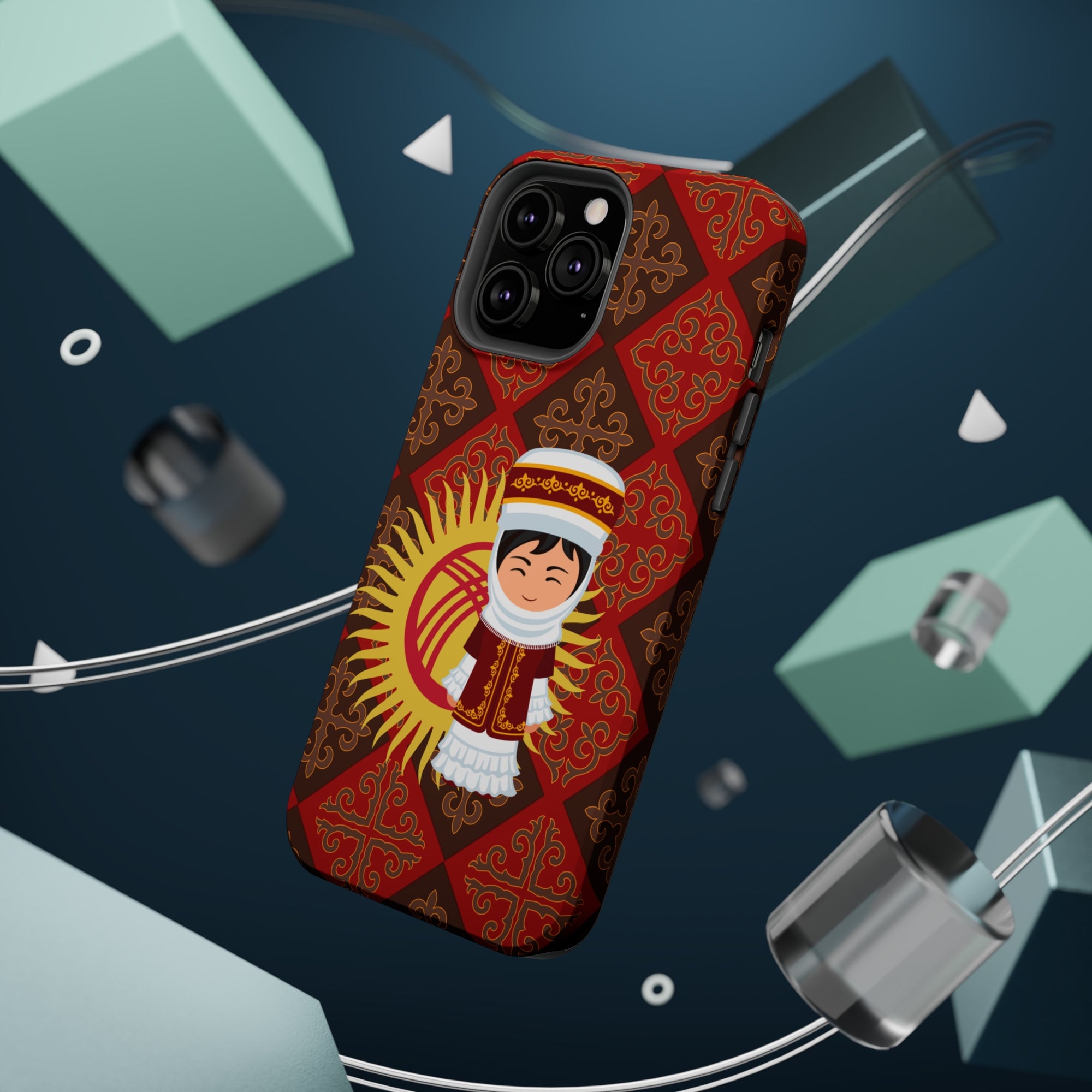 Kyrgyzstan Traditional Clothing MagSafe Tough Cases