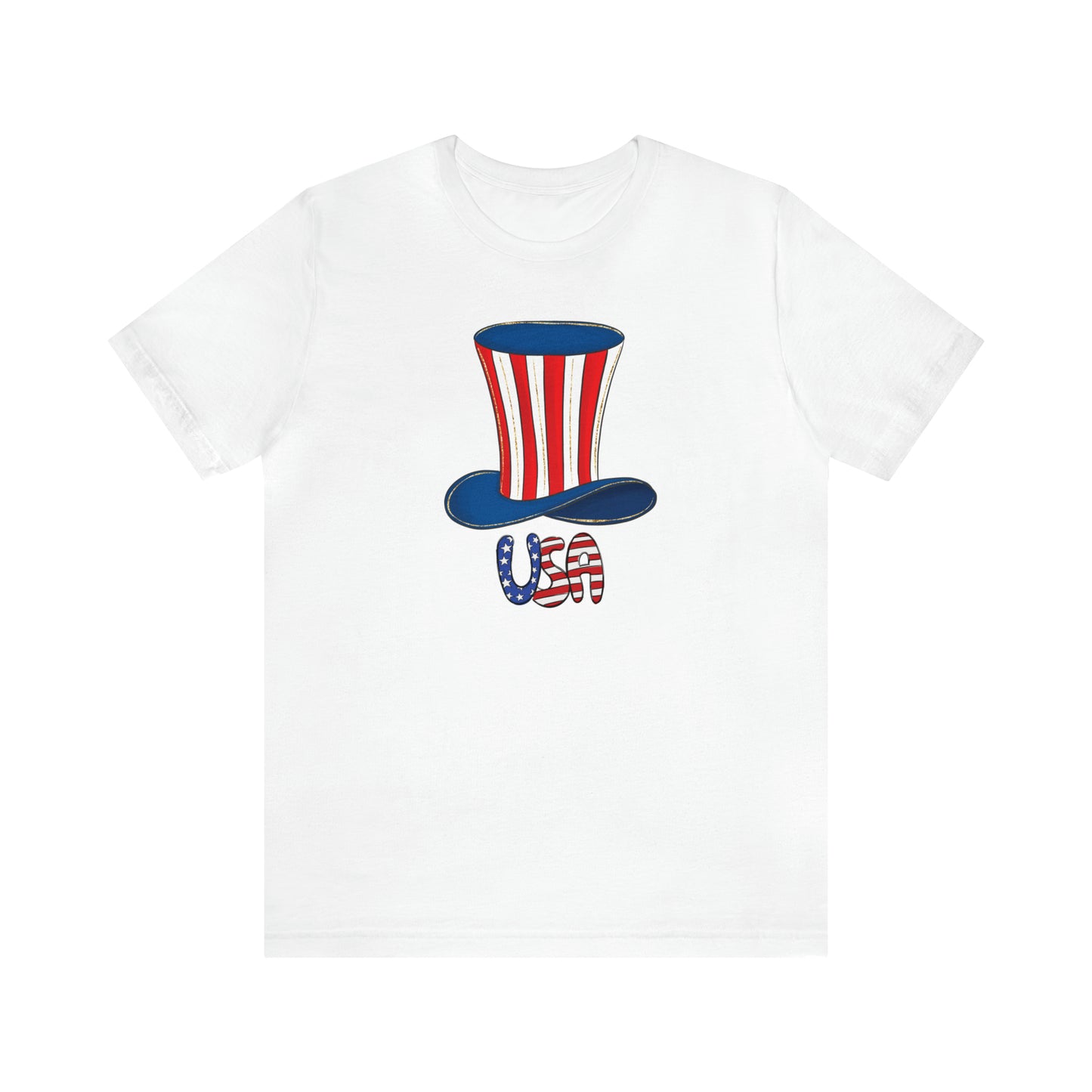 Uncle Sam Top Hat USA Unisex T-Shirt