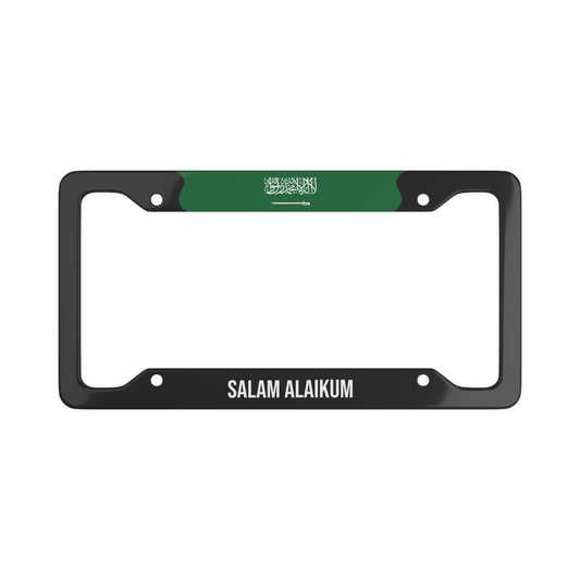 Salam Aleikum Saudi Arabia Premium License Plate Frame