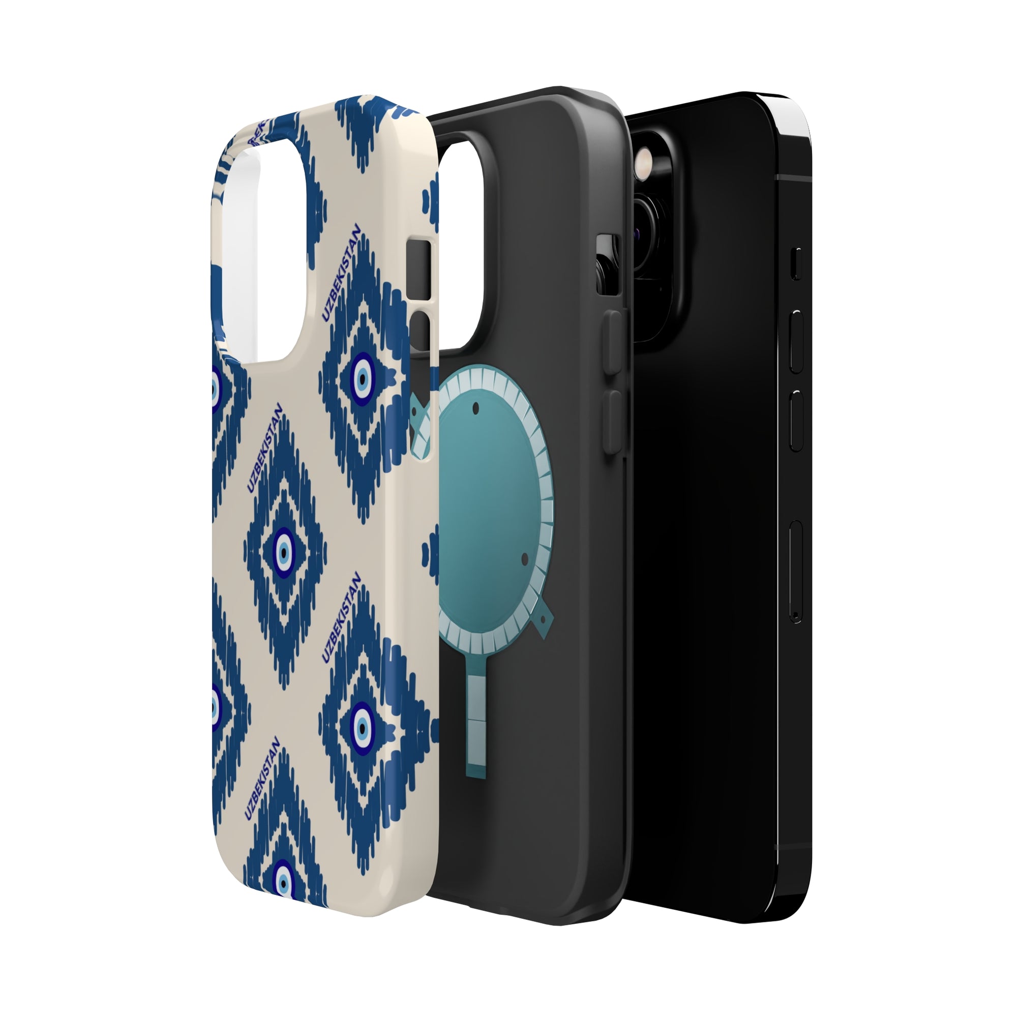 Blue Evil Eye Protection UZB MagSafe Tough Cases