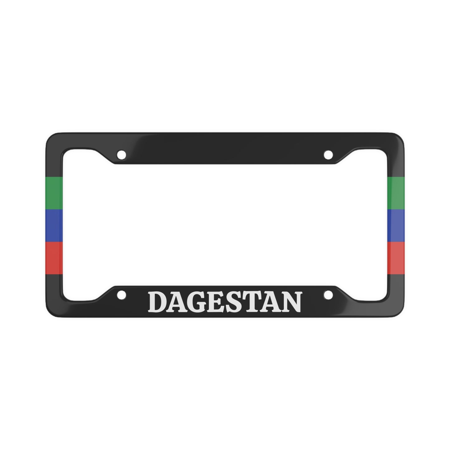 Dagestan Flag Sides License Plate Frame