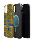 Ukraine Flag Emblem MagSafe Tough Cases