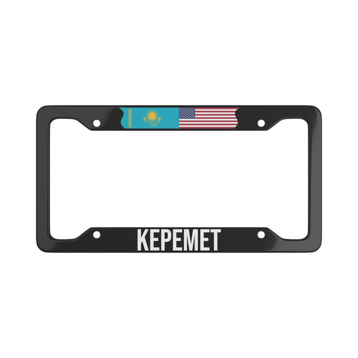 KEPEMET KZ with flag License Plate Frame