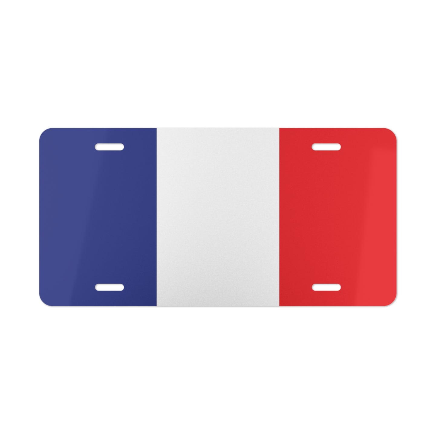 France Flag Vanity Plate