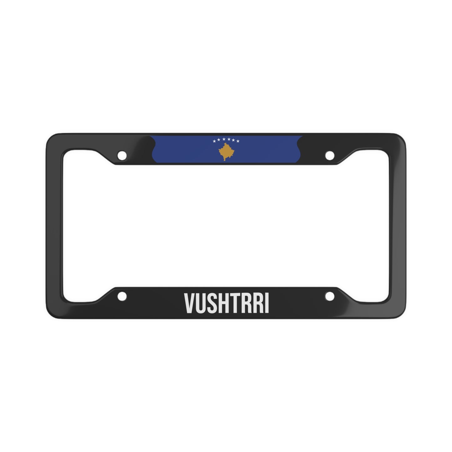 Vushtrri Kosovo Flag Car Frame