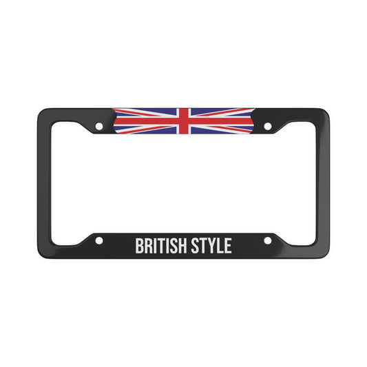 British Style UK Flag Car Plate Frame