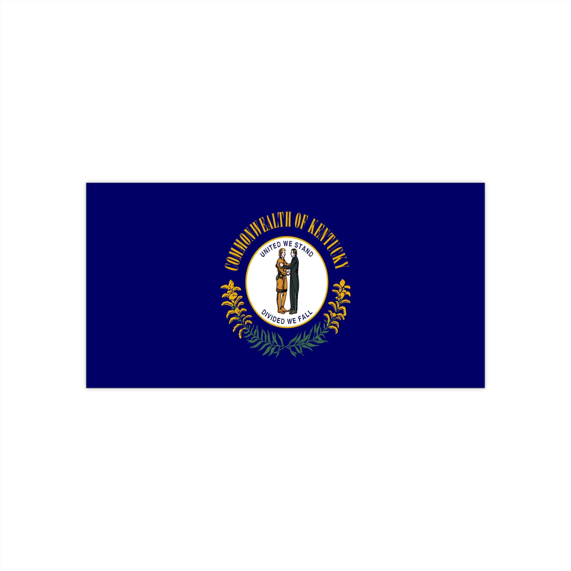 Kentucky Flag Bumper Stickers
