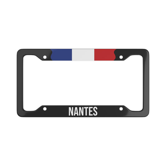 Nantes France Flag Car Plate Frame