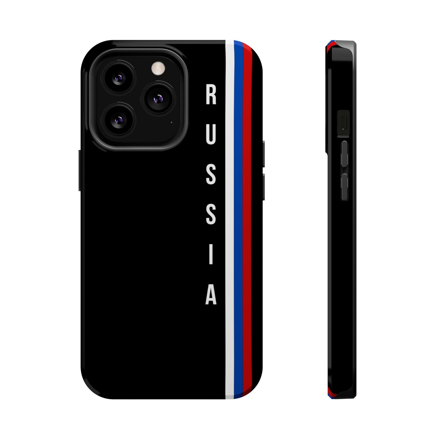 Russia Stripes Vertical MagSafe Tough Cases