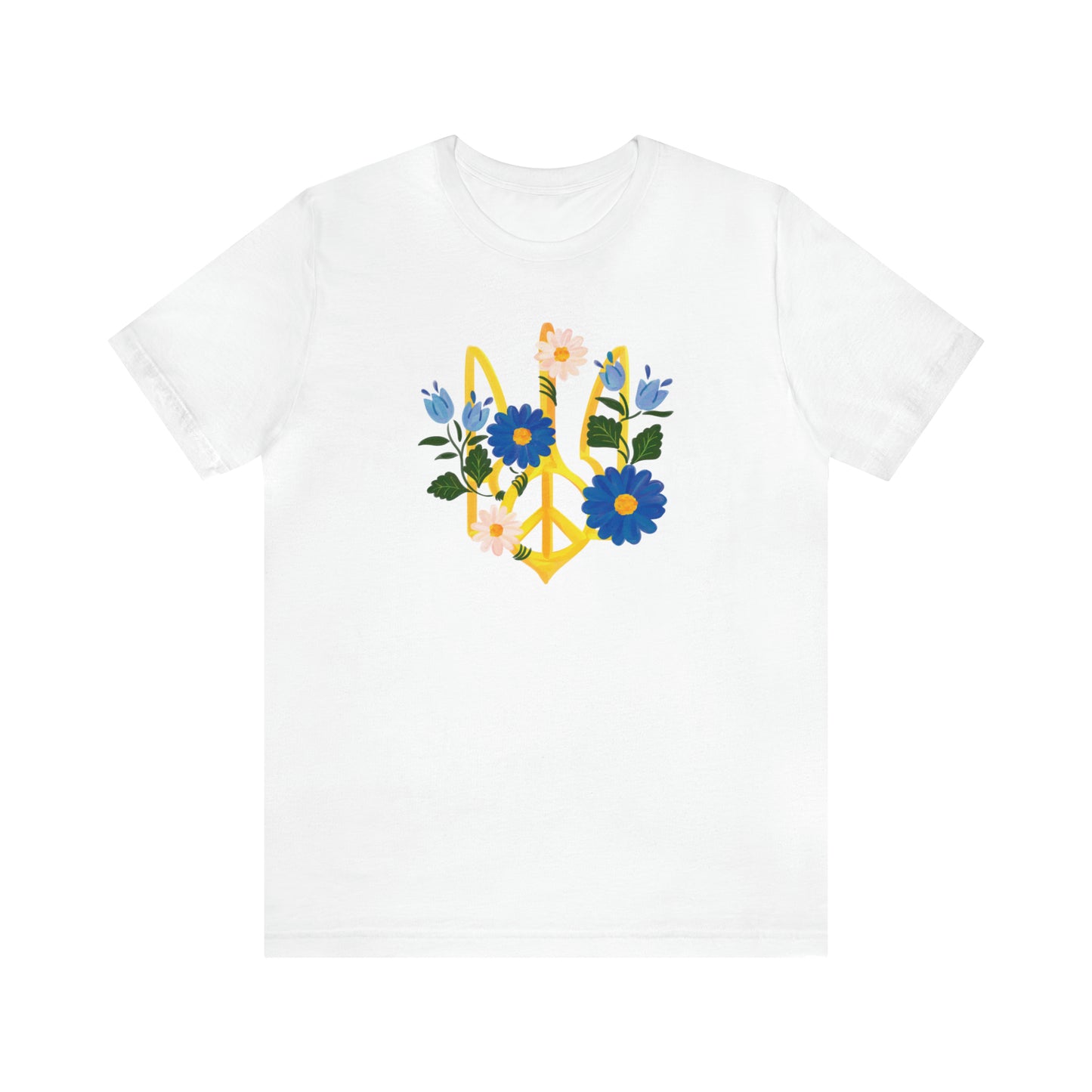 Floral Tryzub Unisex T-Shirt