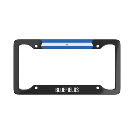 Bluefields Nicaragua Premium License Plate Frame