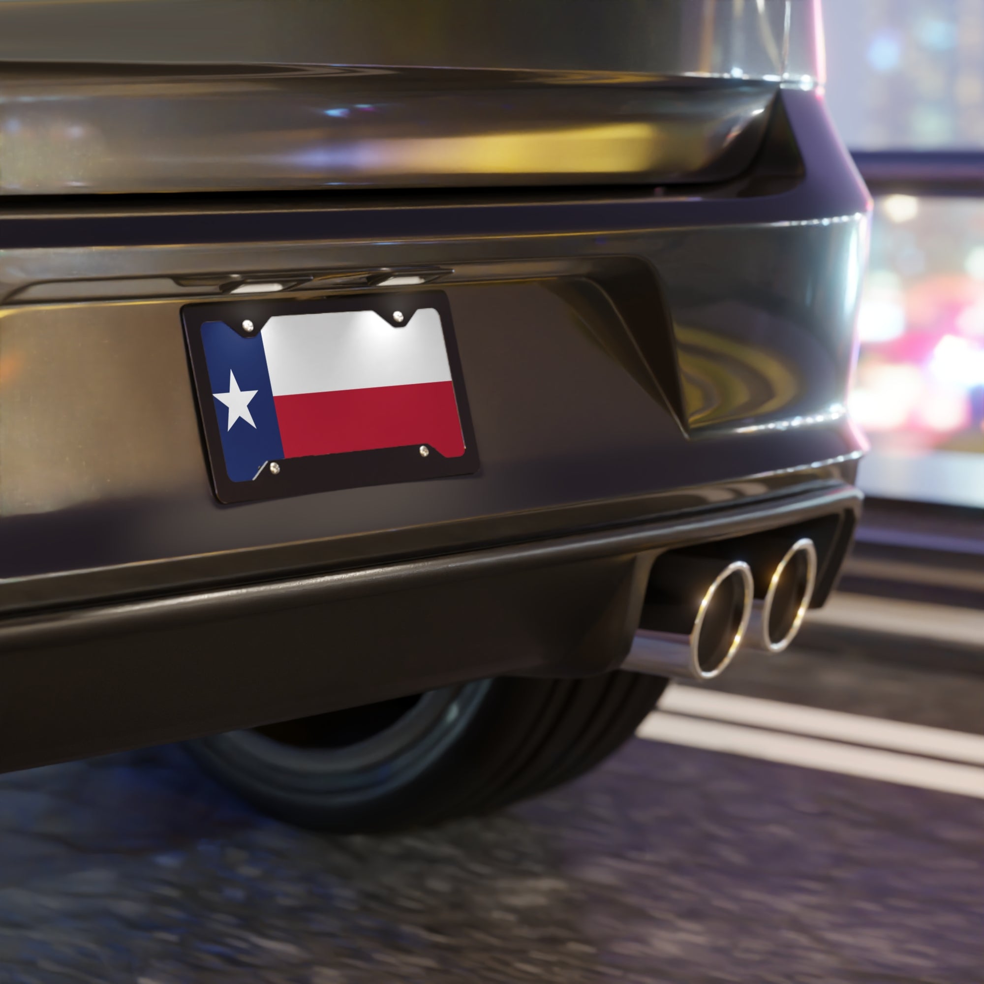 Texas State Flag, USA Vanity Plate