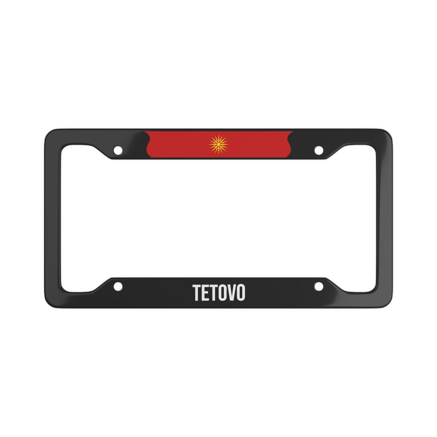 Tetovo Macedonia Old Flag Car Frame