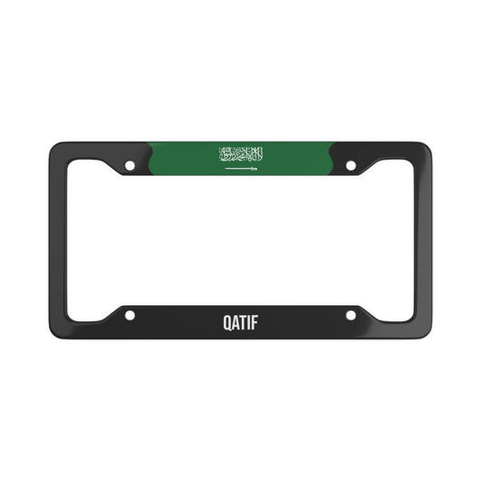 Qatif Saudi Arabia Premium License Plate Frame