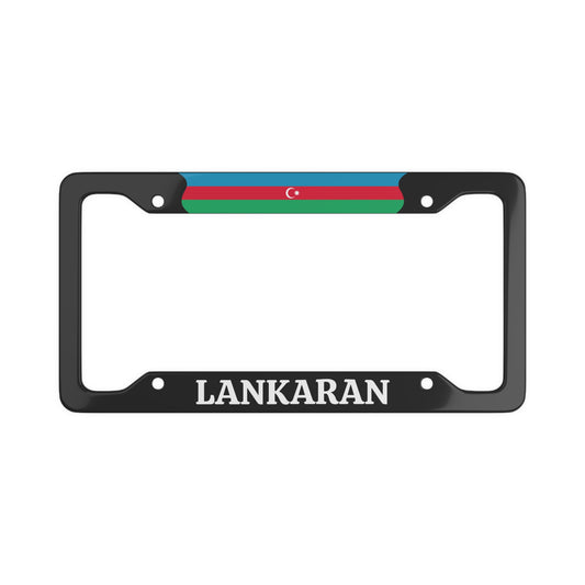 Lankaran Azerbaijan Flag License Plate Frame