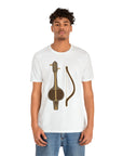 Kobyz Front and Kazakh Back Unisex Jersey Short Sleeve Tee