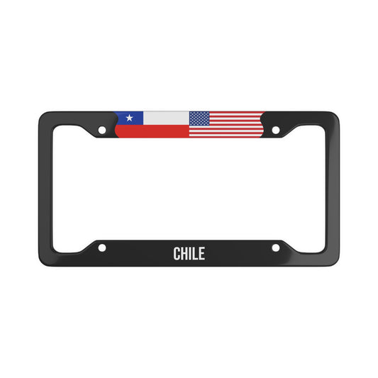 Chile USA Premium License Plate Frame