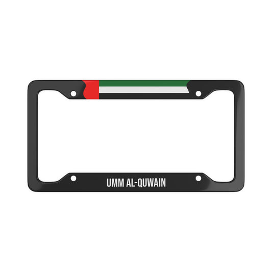 Umm Al-Quwain UAE Premium License Plate Frame