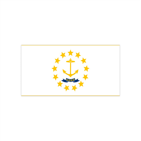 Rhode Island Flag Bumper Stickers