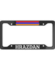 HRAZDAN Armenia with flag License Plate Frame