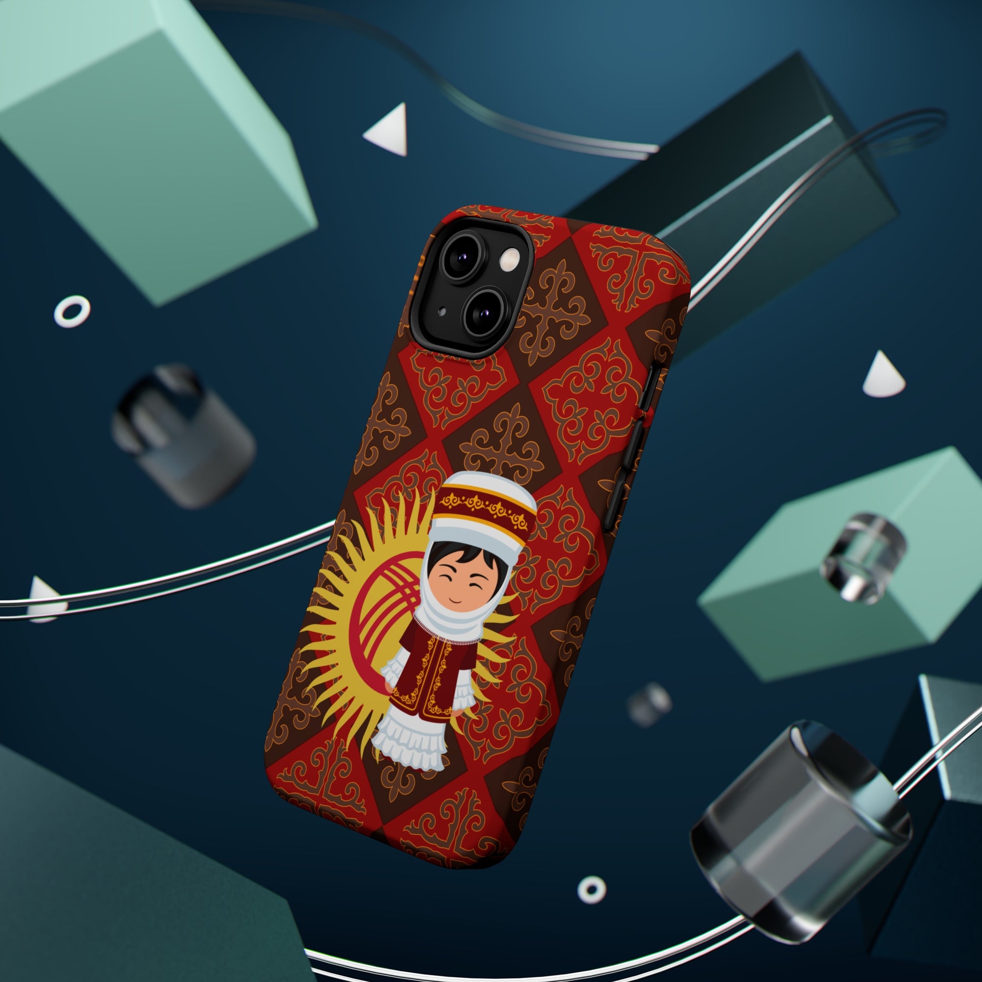 Kyrgyzstan Traditional Clothing MagSafe Tough Cases