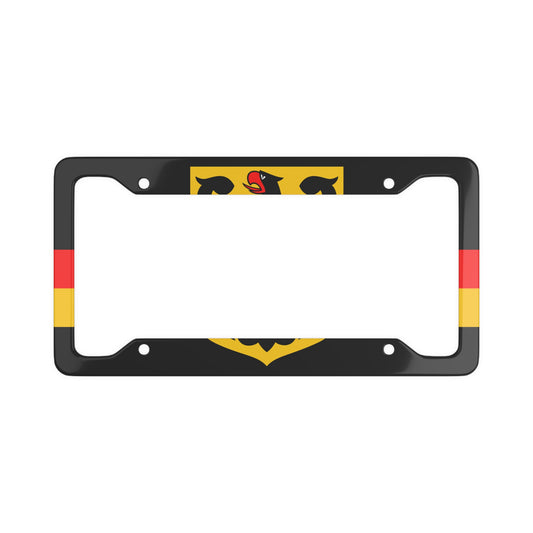 German Coat of Arms with Flag Car Plate Frame