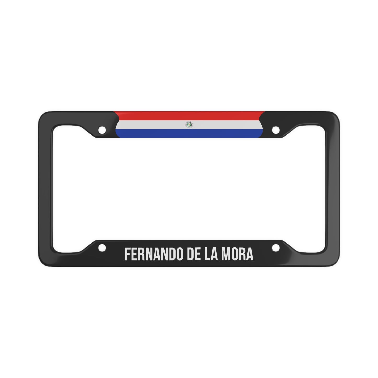 Fernando De La Mora Paraguay Premium License Plate Frame