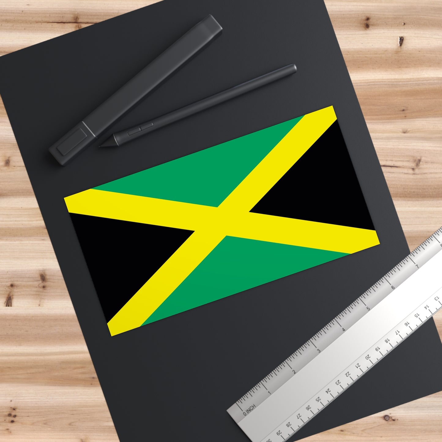 Jamaica Flag Bumper Stickers