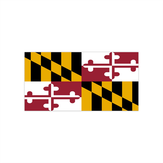 Maryland Flag Bumper Stickers