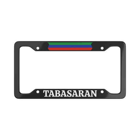 Tabasaran License Plate Frame