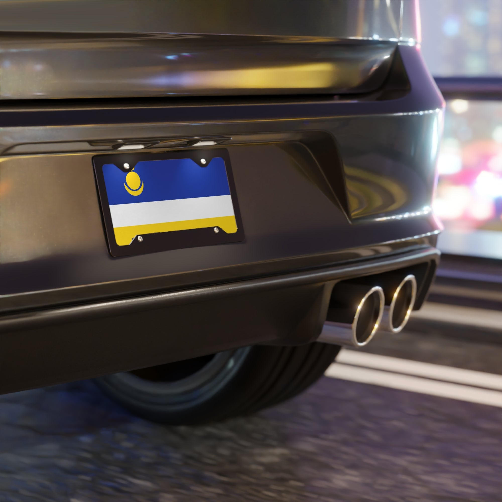 Buryatia Flag Vanity Plate