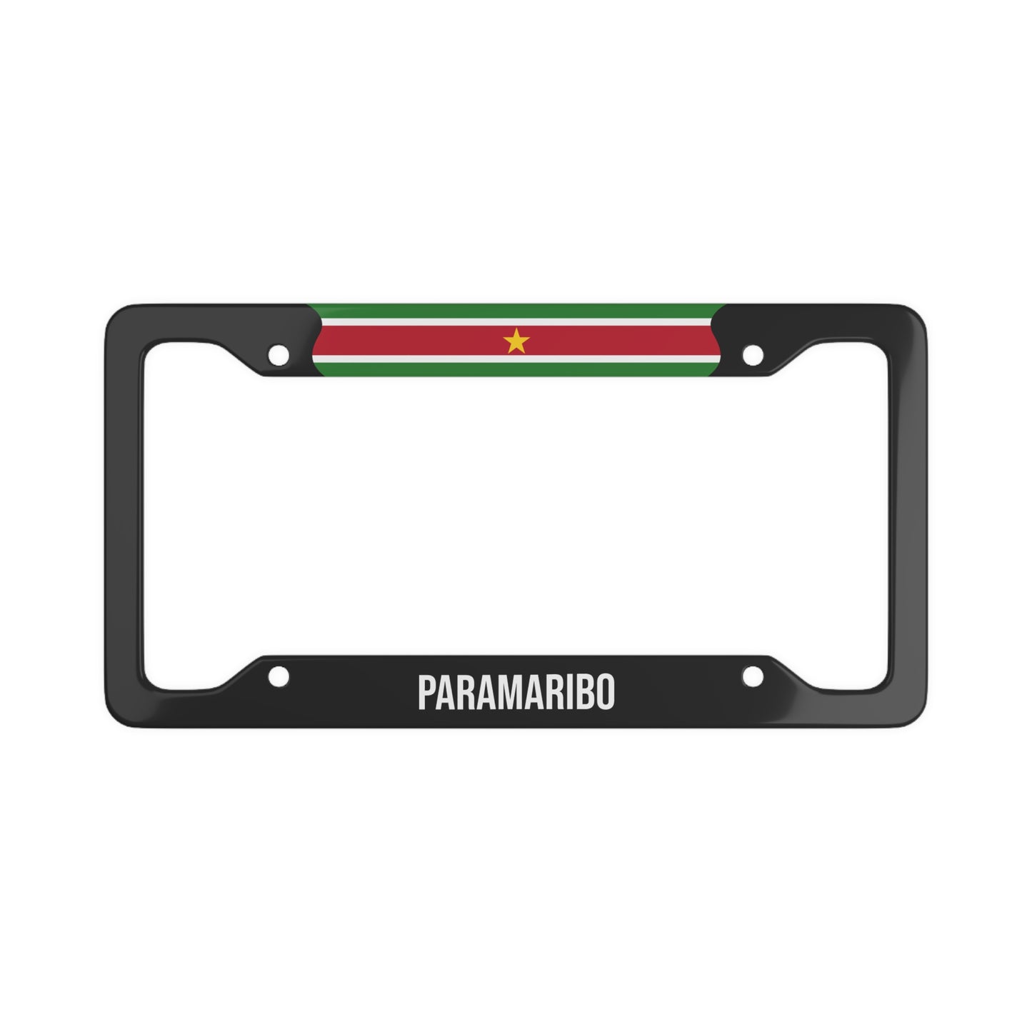 Paramaribo Suriname Premium License Plate Frame