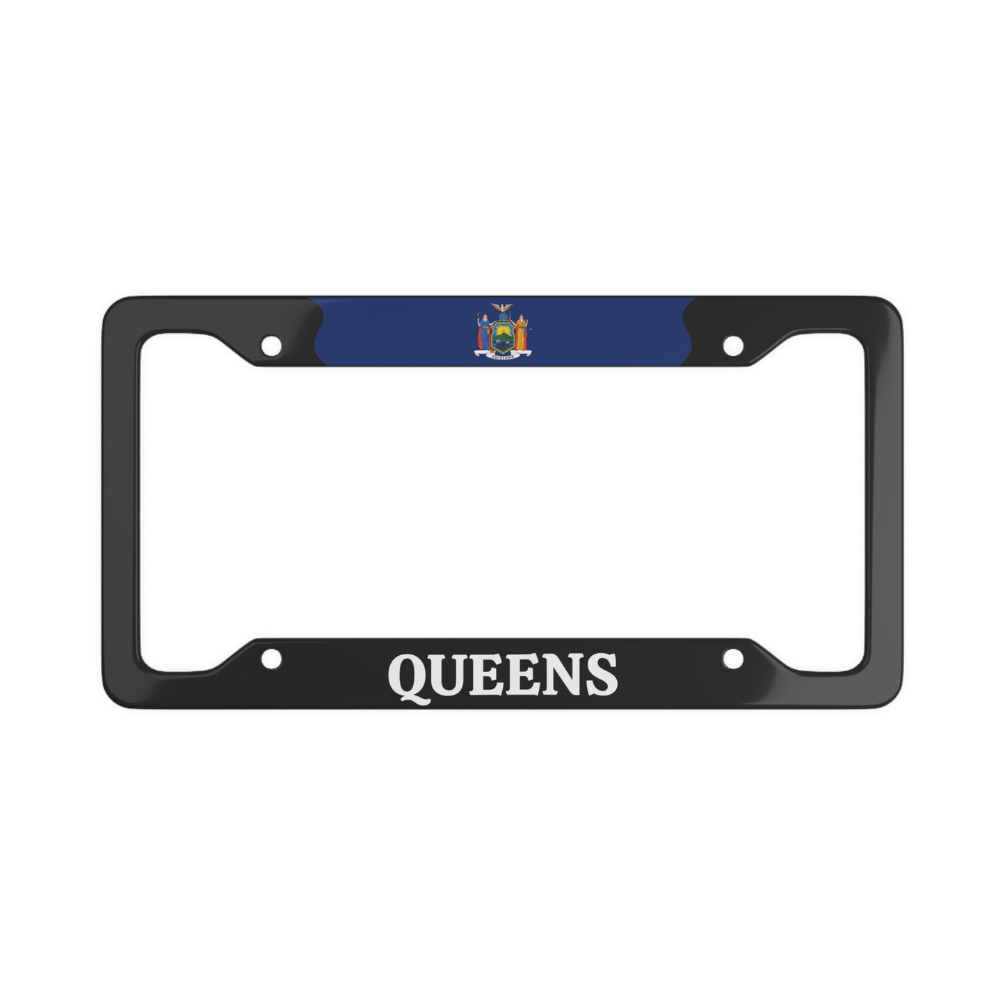 Queens New York State, USA License Plate Frame