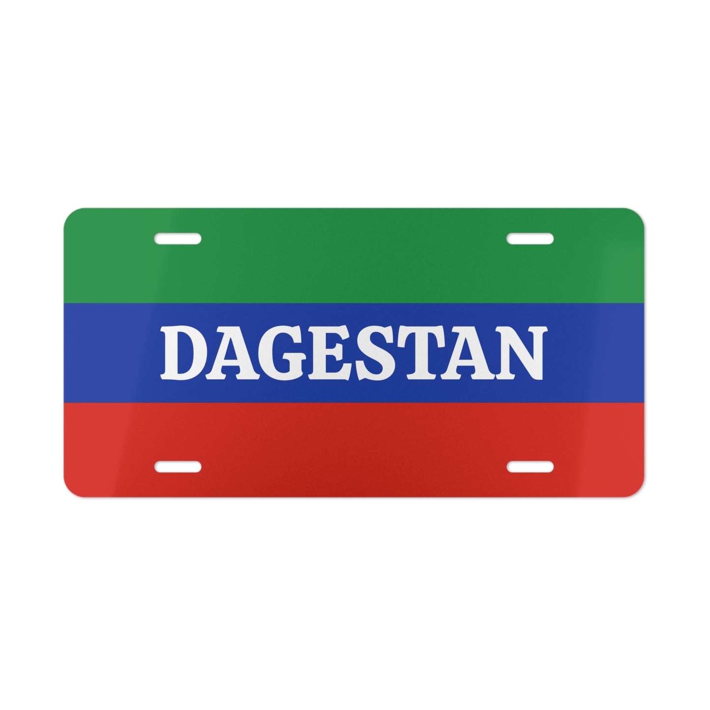 Dagestan Flag Vanity Plate