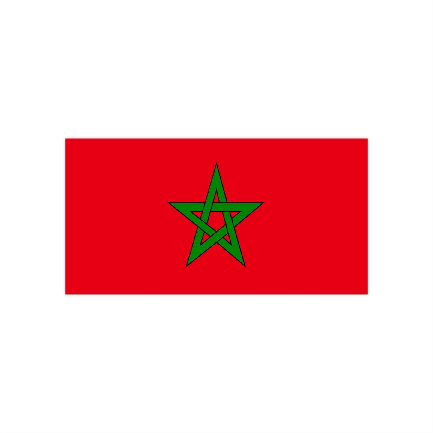 Morocco Flag Bumper Stickers