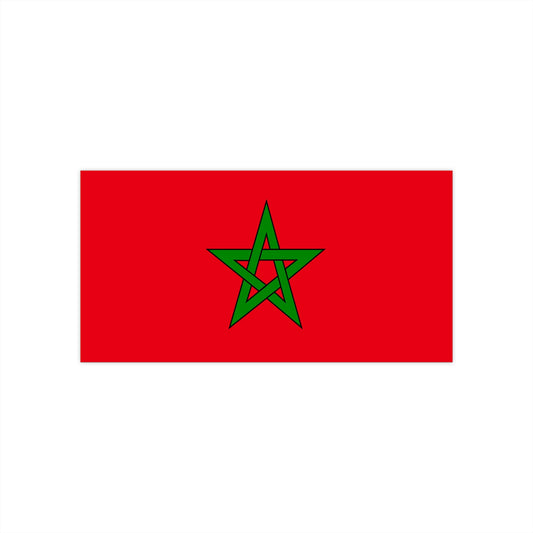 Morocco Flag Bumper Stickers