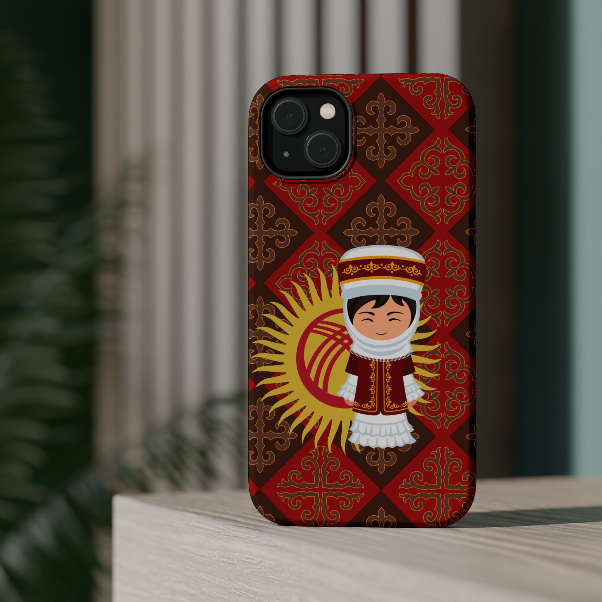 Kyrgyzstan Traditional Clothing MagSafe Tough Cases