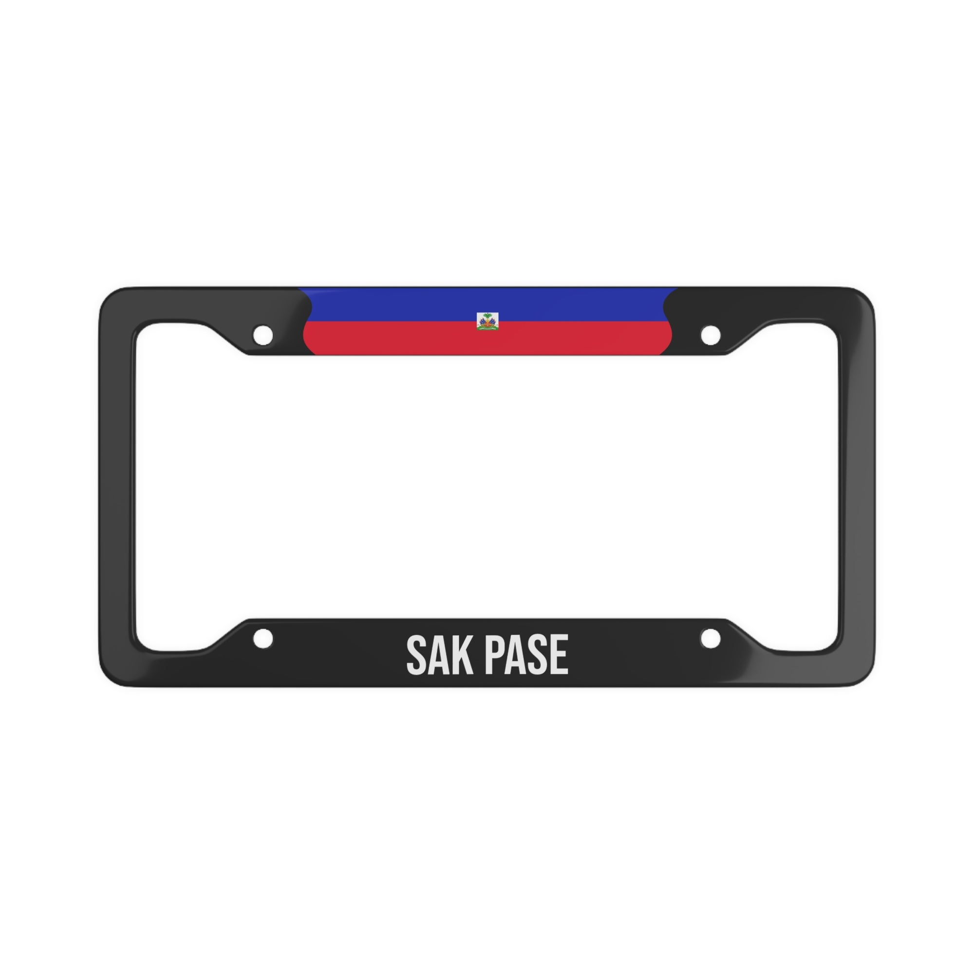 Sak Pase, Haiti Car Plate Frame