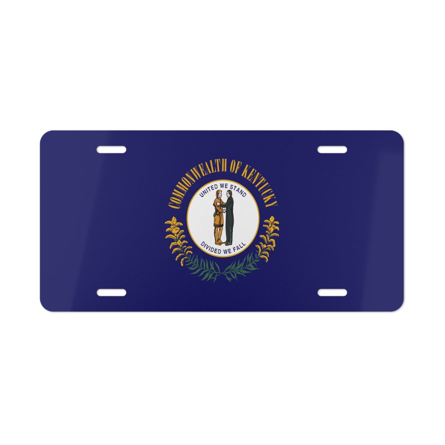 Kentucky State Flag, USA Vanity Plate